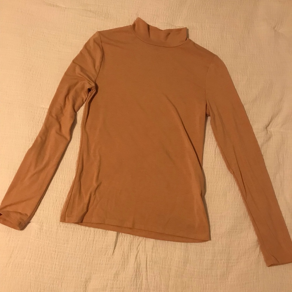 Mock Neck Long-Sleeve Top